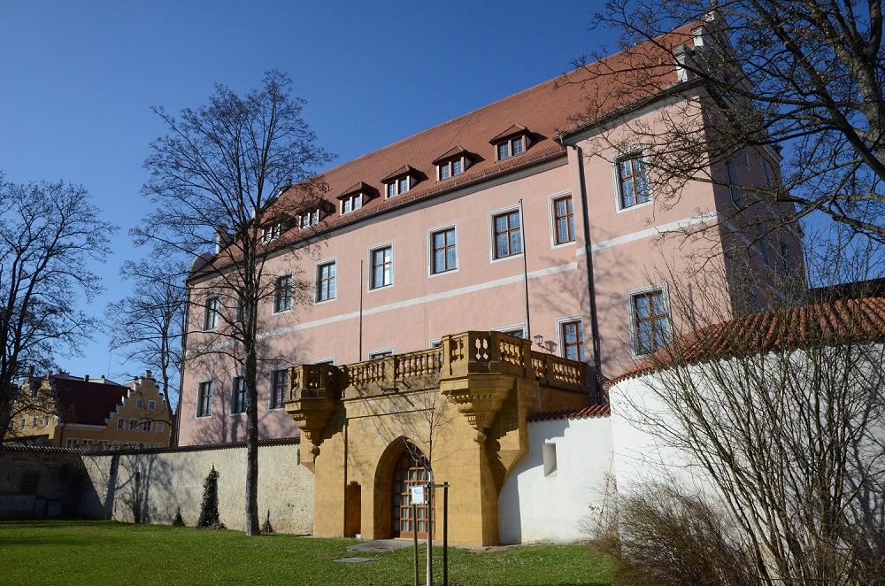 Das kurfürstliche Schloß in Amberg (heute Landratsamt)